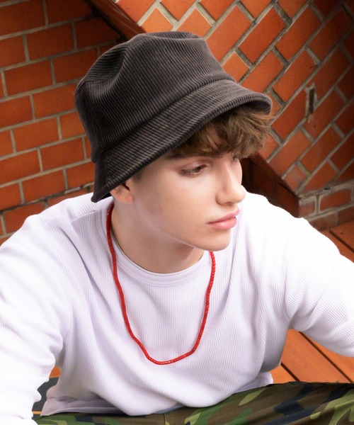 ８(eight)（エイト）の「コーデュロイバケットハット（ハット・メンズ・チャコールグレー/ブラック/ベージュ/ブラウン/アイボリー・FREE）」の3枚目の写真