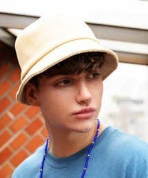 コーデュロイバケットハット