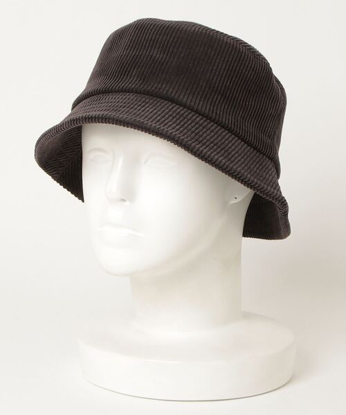 ８(eight)（エイト）の「コーデュロイバケットハット（ハット・メンズ・チャコールグレー/ブラック/ベージュ/ブラウン/アイボリー・FREE）」の15枚目の写真