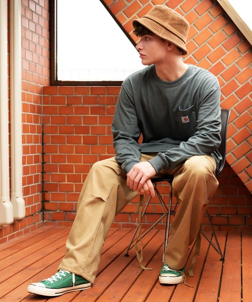 ８(eight)（エイト）の「コーデュロイバケットハット（ハット・メンズ・チャコールグレー/ブラック/ベージュ/ブラウン/アイボリー・FREE）」の10枚目の写真