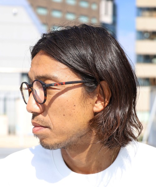 IZIPIZI（イジピジ）の「IZIPIZI/イジピジ スクリーン#D +0 PCグラス ブルーライトカット40％ UVカット ボストン（メガネ・メンズ・ブラック/カーキ/その他/マルチ・ONE SIZE）」の12枚目の写真