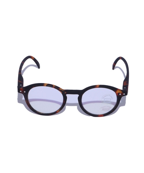 IZIPIZI（イジピジ）の「IZIPIZI/イジピジ スクリーン#D +0 PCグラス ブルーライトカット40％ UVカット ボストン（メガネ・メンズ・ブラック/カーキ/その他/マルチ・ONE SIZE）」の16枚目の写真