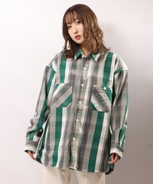 GLOVE HOUSE（グローブハウス）の「ヘビーネル 裏起毛ビックワークシャツ（シャツ/ブラウス・メンズ）」