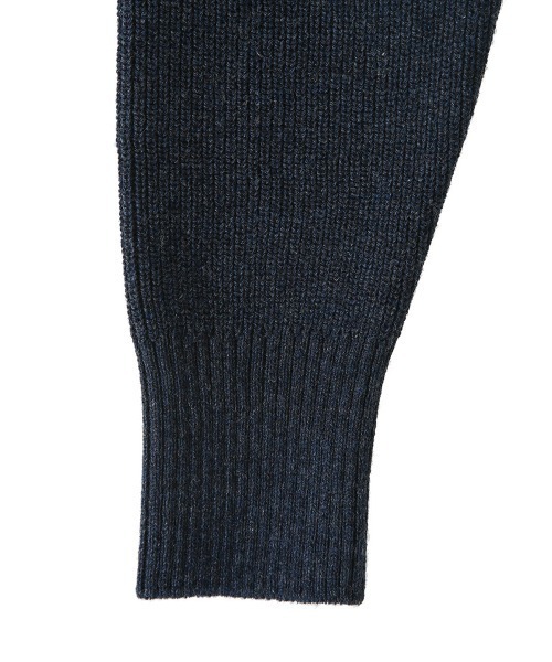 PORT BY ARK（ポートバイアーク）の「PORT BY ARK / ポートバイアーク：Mock neck Sweater：PO10-K002[COR]（ニット/セーター・メンズ・ブルー系その他/ベージュ・1/2）」の19枚目の写真