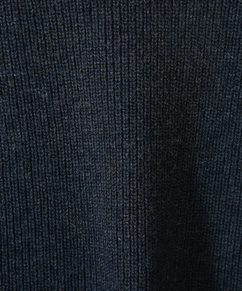 PORT BY ARK（ポートバイアーク）の「PORT BY ARK / ポートバイアーク：Mock neck Sweater：PO10-K002[COR]（ニット/セーター・メンズ・ブルー系その他/ベージュ・1/2）」の18枚目の写真