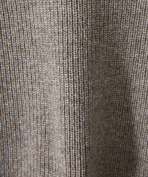 PORT BY ARK（ポートバイアーク）の「PORT BY ARK / ポートバイアーク：Mock neck Sweater：PO10-K002[COR]（ニット/セーター・メンズ・ブルー系その他/ベージュ・1/2）」の9枚目の写真