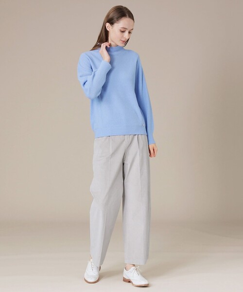 MACKINTOSH LONDON（マッキントッシュ ロンドン）の「ウールカシミヤニットプルオーバー（ニット/セーター・レディース・ベージュ/グリーン系その他5/ブルー系その他2・38）」の5枚目の写真