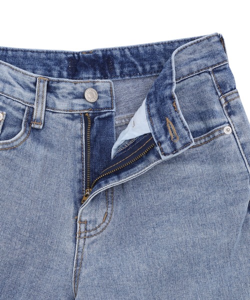 Figments（フィグメンツ）の「カラーブロックデニムパンツ（デニムパンツ・レディース・インディゴブルー・SMALL/MEDIUM）」の2枚目の写真