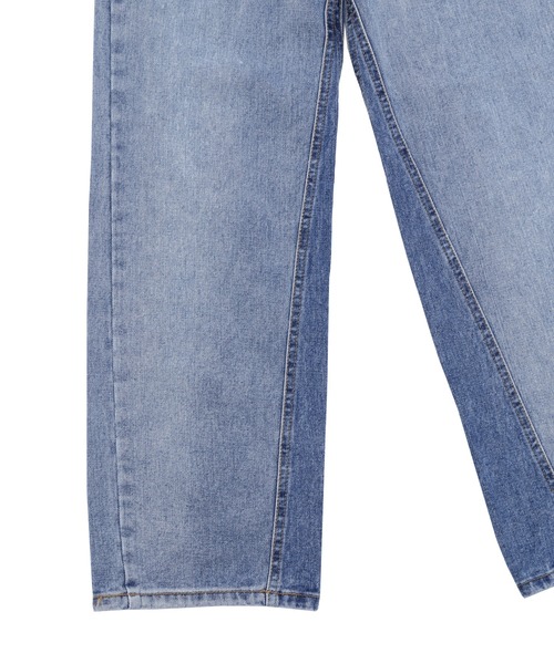 Figments（フィグメンツ）の「カラーブロックデニムパンツ（デニムパンツ・レディース・インディゴブルー・SMALL/MEDIUM）」の7枚目の写真