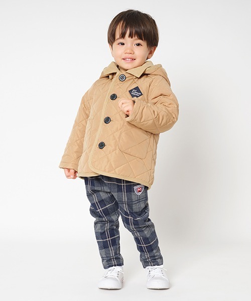 kladskap（クレードスコープ）の「キルティングコート（ブルゾン・キッズ・ブルー/ベージュ・100cm/90cm/120cm/130cm/110cm）」の16枚目の写真