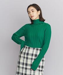 BEAUTY&YOUTH UNITED ARROWS | BY ワイドリブ ハイネック プルオーバー -ウォッシャブル-(ニット/セーター)