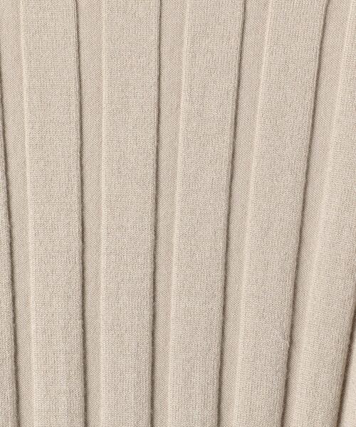 BEAUTY&YOUTH UNITED ARROWS(ビューティーアンドユースユナイテッドアローズ)の「BY ワイドリブ ハイネック プルオーバー -ウォッシャブル-(ニット/セーター・レディース・ダークブラウン/ナチュラル/ケリー/ブラック・FREE)」の17枚目の写真