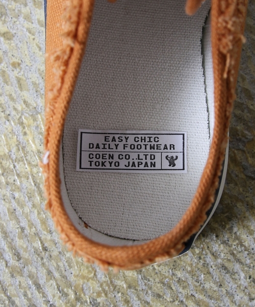 coen（コーエン）の「【coen kids】キャンバススニーカー15SS（16cm～20cm）（スニーカー・キッズ・ホワイト/ネイビー/マスタード・19cm/17cm/18cm/16cm/20cm/FREE）」の9枚目の写真