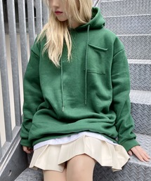 Figments | バックデザインパーカー(裏起毛）(パーカー)