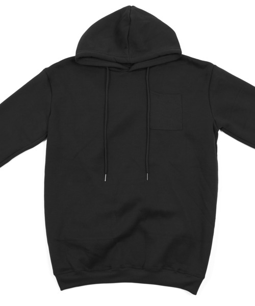 Figments（フィグメンツ）の「バックデザインパーカー(裏起毛）（パーカー・レディース・ブラック/グリーン・FREE）」の9枚目の写真