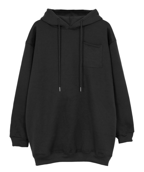 Figments（フィグメンツ）の「バックデザインパーカー(裏起毛）（パーカー・レディース・ブラック/グリーン・FREE）」の16枚目の写真