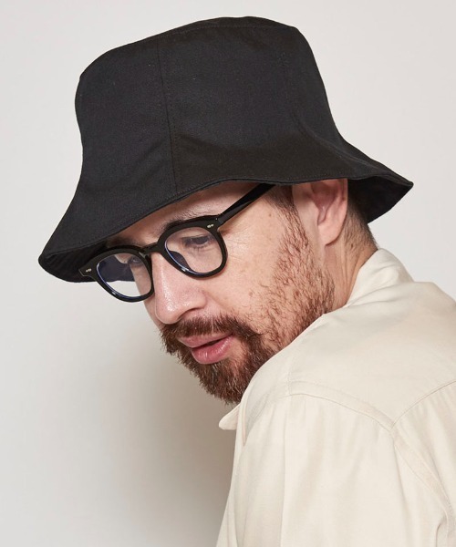 Mighty Shine(マイティシャイン)の「mko10250- Bucket Tulip Hat ハット(ハット・メンズ・ブラック/ベージュ・M/L)」の2枚目の写真