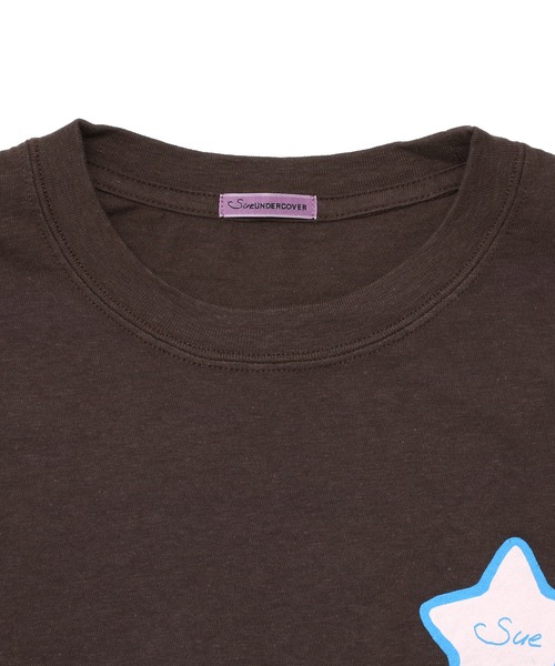 SueUNDERCOVER(スーアンダーカバー)の「SU1B1891-1(Tシャツ/カットソー・レディース・ブラウン/ライトグリーン/ライトピンク・2/1)」の6枚目の写真