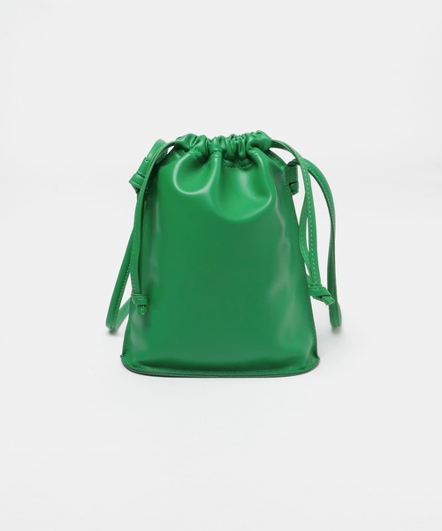 ITEMS URBANRESEARCH（アイテムズ アーバンリサーチ）の「PUキンチャクショルダー（ショルダーバッグ・レディース・グリーン/ブロンズ/ブラック・-）」の17枚目の写真