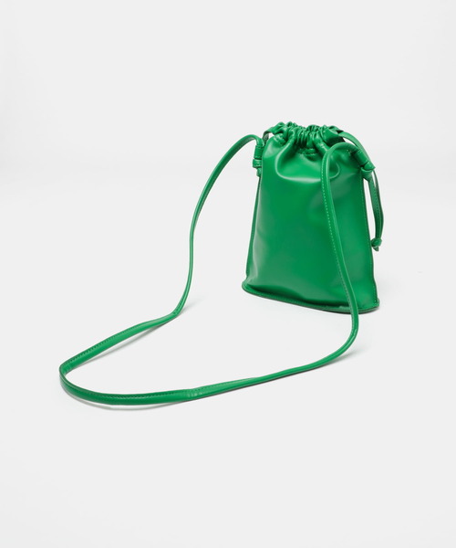 ITEMS URBANRESEARCH（アイテムズ アーバンリサーチ）の「PUキンチャクショルダー（ショルダーバッグ・レディース・グリーン/ブロンズ/ブラック・-）」の18枚目の写真