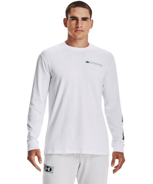 UNDER ARMOUR(アンダーアーマー)の「UAヘビーウエイト ロングスリーブ(トレーニング/メンズ)(Tシャツ/カットソー・メンズ・ブラック/ホワイト・3XL/L/S/XL/XXL/M)」の3枚目の写真