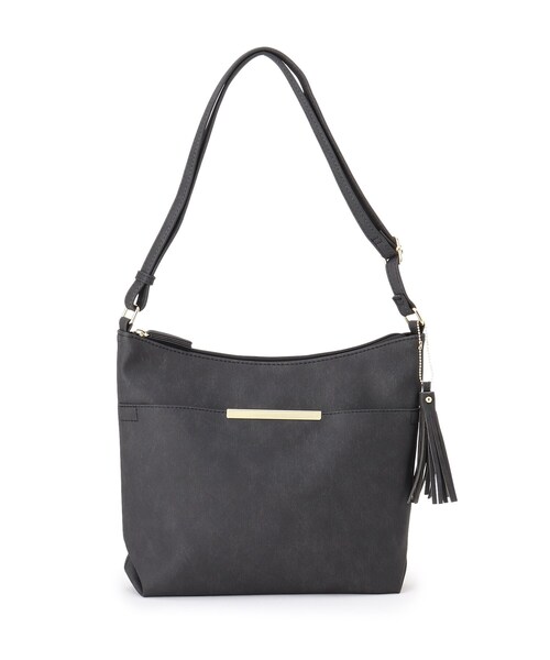 SHOO・LA・RUE(シューラルー)の「◆カラフル!ダブルフェイスショルダー(ショルダーバッグ・レディース・ライトブルー/ブラック/イエロー/ライトベージュ/ダークネイビー/ライトグリーン系/ピンク系・00)」の2枚目の写真