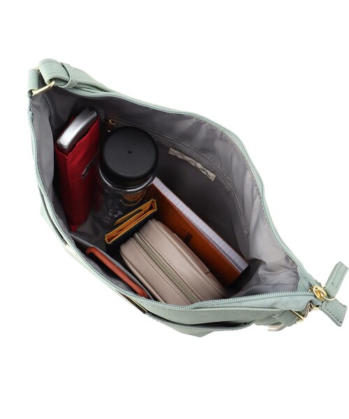 SHOO・LA・RUE(シューラルー)の「◆カラフル!ダブルフェイスショルダー(ショルダーバッグ・レディース・ライトブルー/ブラック/イエロー/ライトベージュ/ダークネイビー/ライトグリーン系/ピンク系・00)」の11枚目の写真