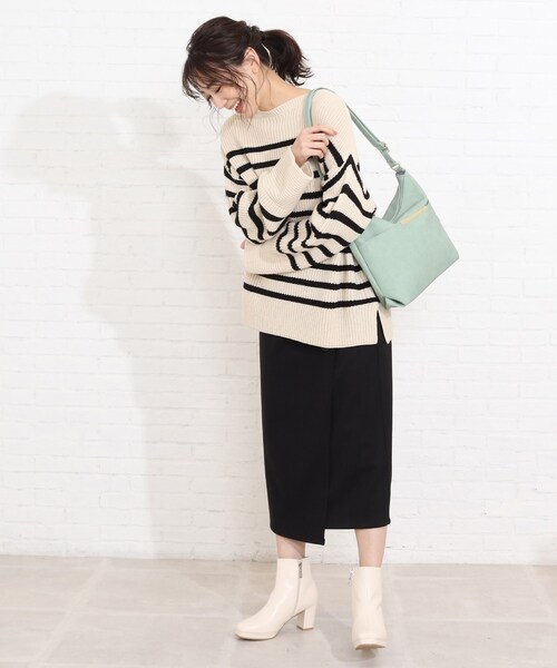 SHOO・LA・RUE(シューラルー)の「◆カラフル!ダブルフェイスショルダー(ショルダーバッグ・レディース・ライトブルー/ブラック/イエロー/ライトベージュ/ダークネイビー/ライトグリーン系/ピンク系・00)」の22枚目の写真