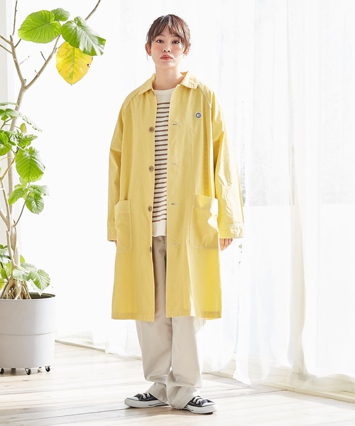 CUBE SUGAR（キューブシュガー）の「ツイル ウエストゴム 無地 タックパンツ（その他パンツ・レディース・ライトグレー/ブラック/ベージュ/グリーン・M）」の5枚目の写真