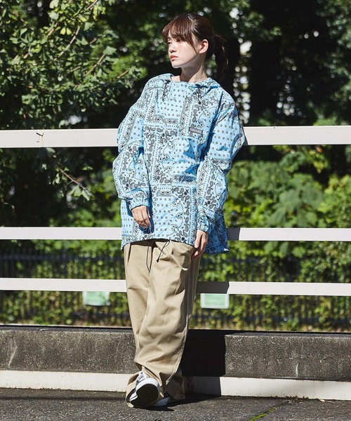 CUBE SUGAR（キューブシュガー）の「ツイル ウエストゴム 無地 タックパンツ（その他パンツ・レディース・ライトグレー/ブラック/ベージュ/グリーン・M）」の13枚目の写真