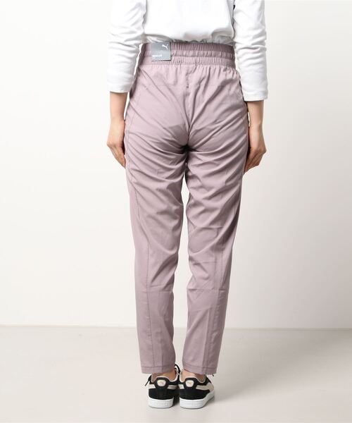 PUMA（プーマ）の「PUMA プーマ ウィメンズ ヨガ スタジオ テーパード ウーブンパンツ（その他パンツ・レディース・パープル系その他/ブラック・LARGE/SMALL/X-LARGE/MEDIUM）」の3枚目の写真