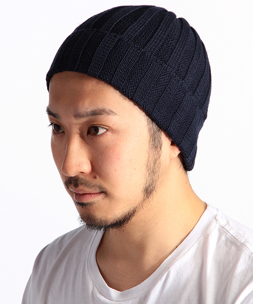 B:MING by BEAMS(ビーミングバイビームス)の「【SMART 7月号掲載】【OCEANS 6月号掲載】ビーミング by ビームス / コットンリネンワッチキャップ(ニットキャップ/ビーニー・メンズ・ホワイト/ライトグレー/ブラック/ベージュ/ブルー/インディゴブルー/ネイビー・ONE SIZE)」の5枚目の写真