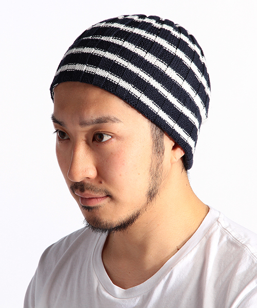 B:MING by BEAMS(ビーミングバイビームス)の「【SMART 7月号掲載】【OCEANS 6月号掲載】ビーミング by ビームス / コットンリネンワッチキャップ(ニットキャップ/ビーニー・メンズ・ホワイト/ライトグレー/ブラック/ベージュ/ブルー/インディゴブルー/ネイビー・ONE SIZE)」の6枚目の写真