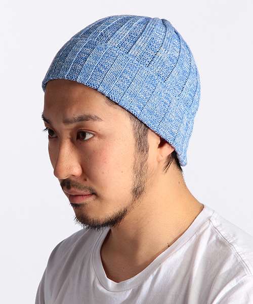 B:MING by BEAMS(ビーミングバイビームス)の「【SMART 7月号掲載】【OCEANS 6月号掲載】ビーミング by ビームス / コットンリネンワッチキャップ(ニットキャップ/ビーニー・メンズ・ホワイト/ライトグレー/ブラック/ベージュ/ブルー/インディゴブルー/ネイビー・ONE SIZE)」の7枚目の写真