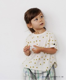 quoti use fith | ポコポコドットジャガード 半袖 ラウンドTシャツ(Tシャツ/カットソー)