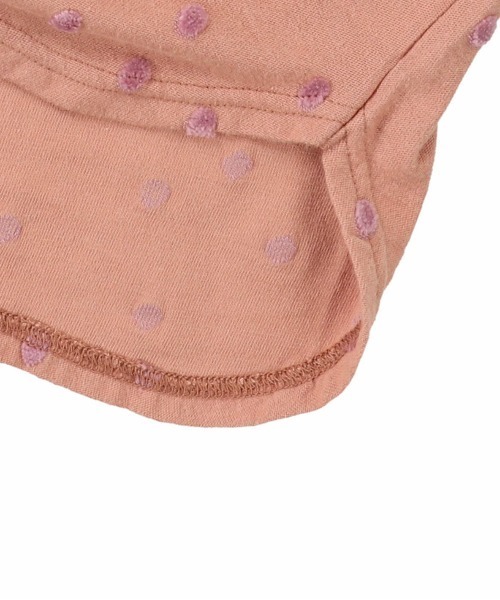 quoti use fith（クゥオティ　ユース　フィス）の「ポコポコドットジャガード 半袖 ラウンドTシャツ（Tシャツ/カットソー・キッズ・オレンジ/ホワイト/ネイビー・90/110/80/120/130/100）」の12枚目の写真