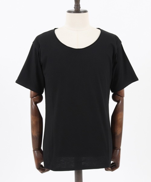 新品未使用　M-filエムフィル UネックTシャツ ブラック 40 4．6オンス Tシャツ MS1152－8 ネイビー| 作業服