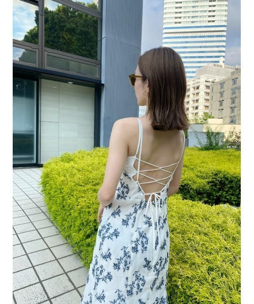 LILY BROWN（リリーブラウン）の「【LILY BROWN Lingerie】バッククロス／ブラキャミソール×ショーツセット（ブラ&ショーツ・レディース・グリーン/カーキ/ブラック/ホワイト・SMALL/MEDIUM）」の9枚目の写真