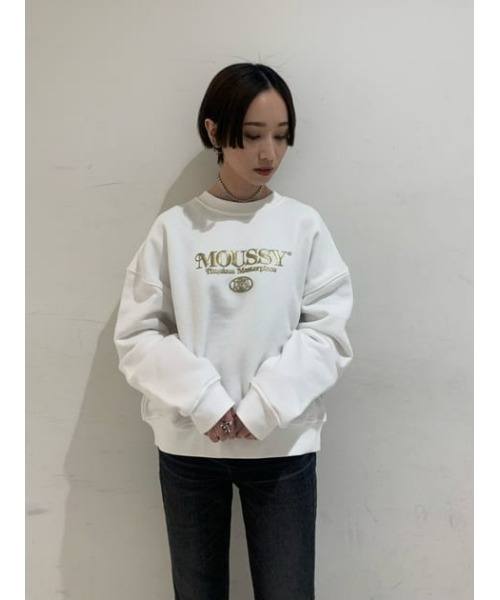 MOUSSY（マウジー）の「MOUSSY CLASSICAL LOGO プルオーバー