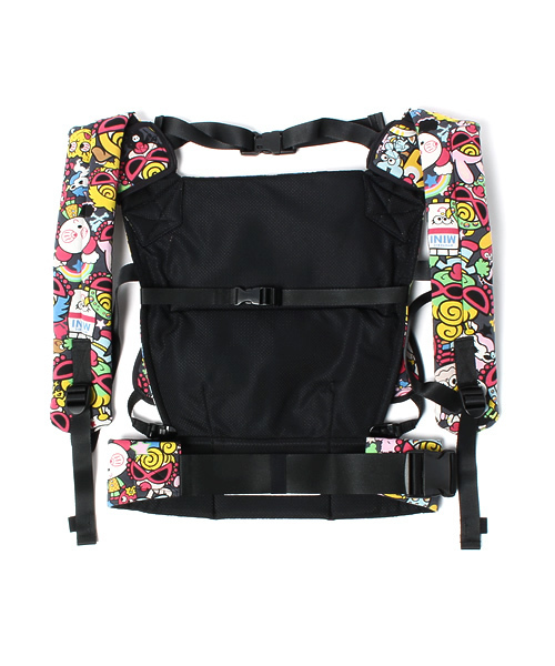HYSTERIC MINI（ヒステリックミニ）の「Hungry meet the Monsters 総柄  BABY'S 2WAYキャリヤー （その他ベビー用品・キッズ・ホワイト系その他/ブラック系その他・FREE）」の5枚目の写真
