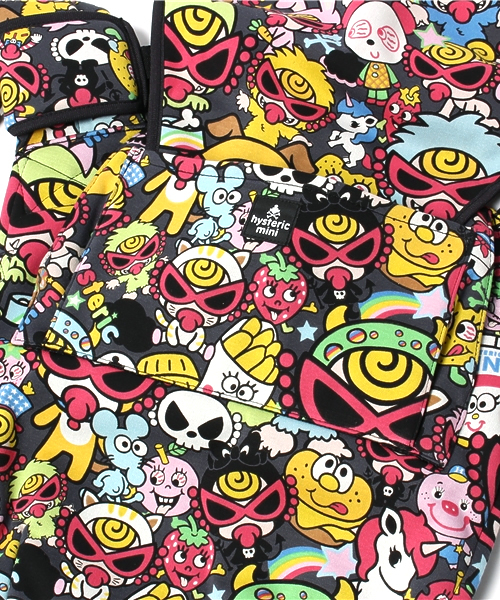 HYSTERIC MINI（ヒステリックミニ）の「Hungry meet the Monsters 総柄  BABY'S 2WAYキャリヤー （その他ベビー用品・キッズ・ホワイト系その他/ブラック系その他・FREE）」の3枚目の写真