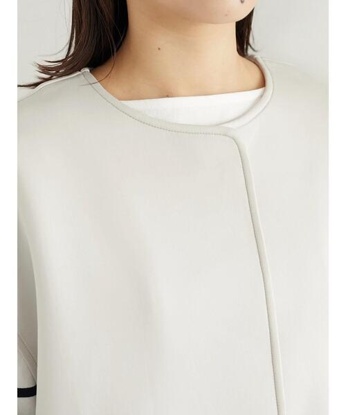 Green　Parks（グリーンパークス）の「ダンボールベスト（ベスト・レディース・ライトベージュ/ブラック・FREE）」の9枚目の写真