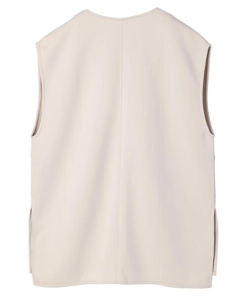 Green　Parks（グリーンパークス）の「ダンボールベスト（ベスト・レディース・ライトベージュ/ブラック・FREE）」の20枚目の写真