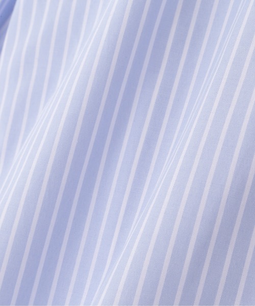 N.（N. Natural Beauty Basic）（エヌエヌナチュラルビューティーベーシック）の「ストライプバンドカラーシャツ（シャツ/ブラウス・レディース・ホワイト/ブルー系その他/グリーン系その他・MEDIUM）」の19枚目の写真