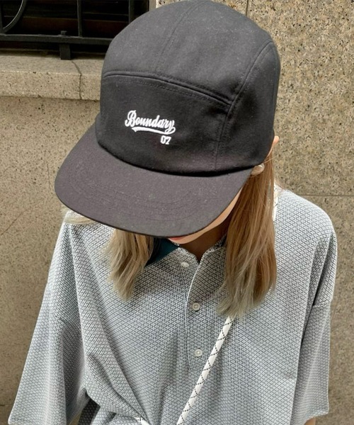 SPINNS(スピンズ)の「BOUNDAYベースボールロゴ ジェットキャップ(キャップ・レディース・ブラック/ベージュ/ホワイト×ブルー・ONESIZE)」の12枚目の写真