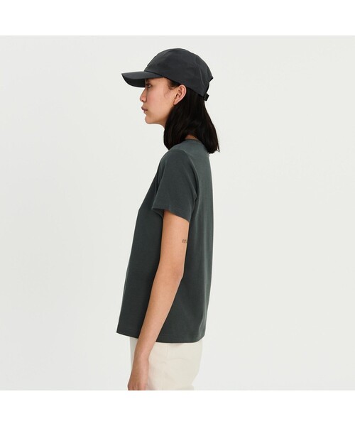 AIGLE（エーグル）の「吸水速乾 AIGLE ロゴ半袖Tシャツ（Tシャツ/カットソー・レディース・ホワイト/ダークグリーン/グリーン/ライトピンク・S/M/L）」の15枚目の写真