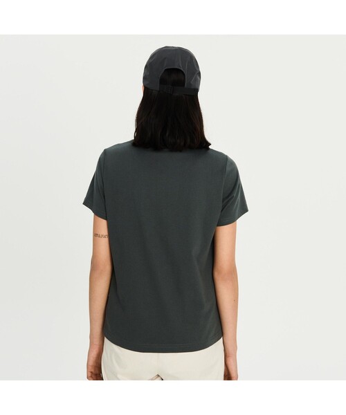 AIGLE（エーグル）の「吸水速乾 AIGLE ロゴ半袖Tシャツ（Tシャツ/カットソー・レディース・ホワイト/ダークグリーン/グリーン/ライトピンク・S/M/L）」の7枚目の写真