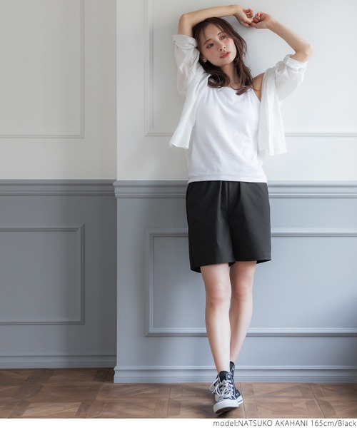 coca（coca）（コカ）の「吸汗速乾撥水ハーフパンツ（その他パンツ・レディース・ブラック/キャメル・ONE SIZE）」の5枚目の写真