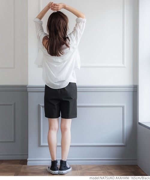 coca（coca）（コカ）の「吸汗速乾撥水ハーフパンツ（その他パンツ・レディース・ブラック/キャメル・ONE SIZE）」の9枚目の写真