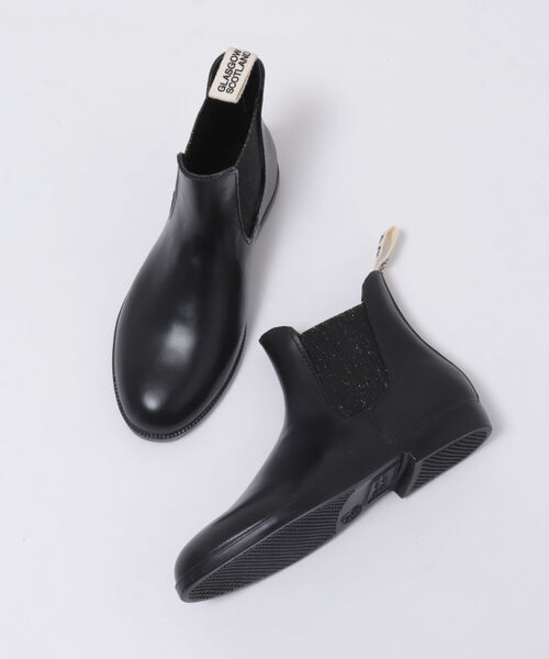Traditional Weatherwear(トラディショナルウェザーウェア)の「【TRADITIONAL WEATHERWEAR/トラディショナル ウェザーウェア】 SIDE GORE RAIN BOOTS(GLITTER)(ブーツ・レディース・ブラック・38/36/37)」の3枚目の写真